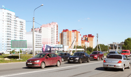 Билборд на 0 км + 50 м, м-н Южный, ул. Крымская, напротив автомойки, выезд на Колтушское ш., сторона Б