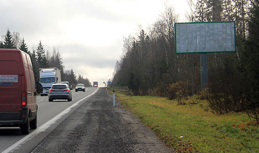 Билборд на Киевском шоссе, 86 км 810 м, cторона Б - в СПб