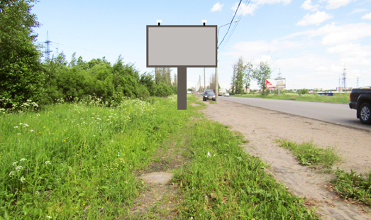 Билборд на Колпинском шоссе; Финляндская ул., д. 36, литера В, сторона Б
