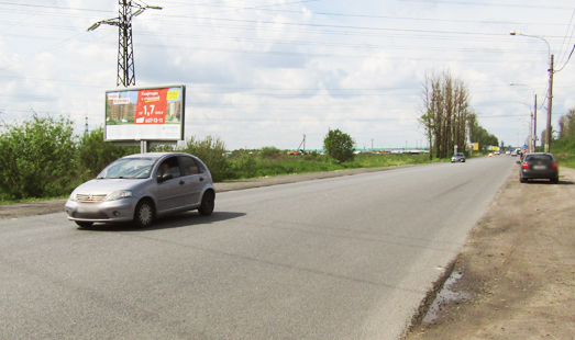 Билборд на Колпинском шоссе; 980 м от Софийской ул., в Колпино, сторона Б