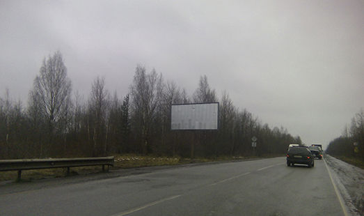 Билборд на Ропшинском шоссе, рядом с телебашней, движение к КАД, cторона Б - в СПб