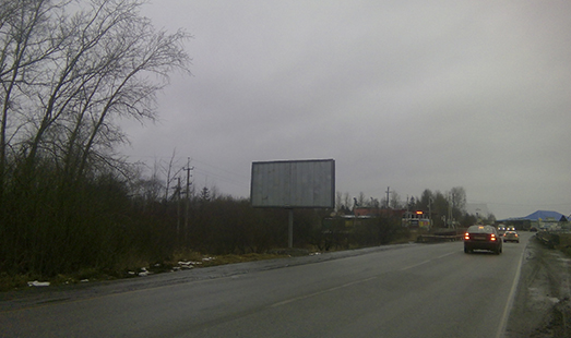 Билборд на Ропшинском шоссе, напротив телебашни, движение от КАД, cторона Б - в СПб