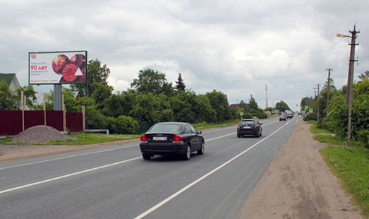 Билборд на Таллинском шоссе, 35 км 800 м, cторона Б - в СПб