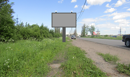 щит на Колпинском шоссе, Финляндская ул., д. 36, литера В, cторона Б