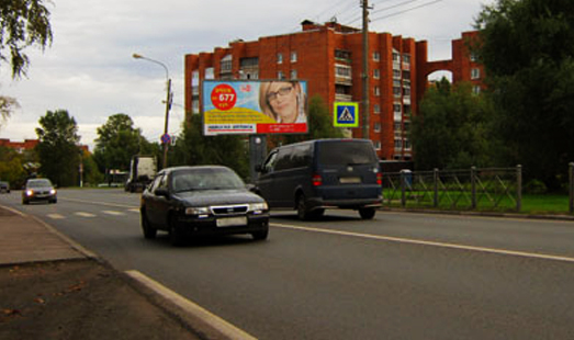Билборд на Кронштадтском шоссе, 8/ Кронверский канал (АЗС =ПТК=), сторона А