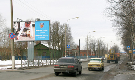 Билборд на Кронштадтском шоссе, 8/ Кронверский канал (АЗС =ПТК=), сторона Б