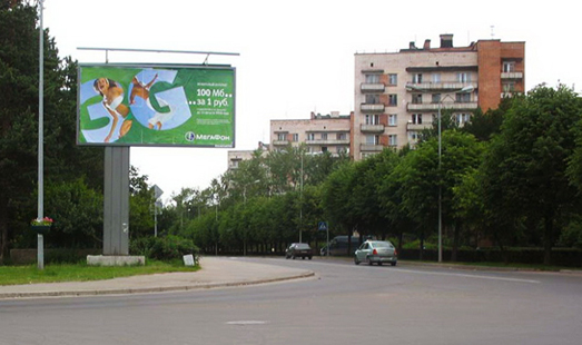 Реклама на билбордах в Сосновом Бору