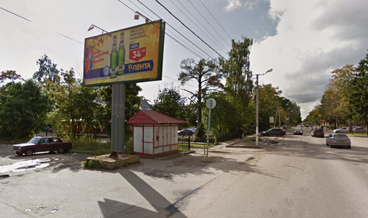Билборд на Октябрьском пр., напротив Сбербанка, ресторан Васаби, у почты, сторона Б