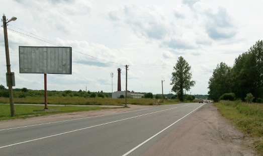 Билборд на Гостилицком шоссе, 23 км + 700 м, слева, сторона Б
