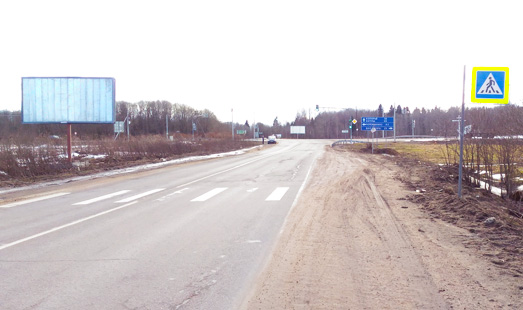 Билборд на Гостилицком шоссе, 25 км, южное полукольцо в Лопухинку, сторона Б