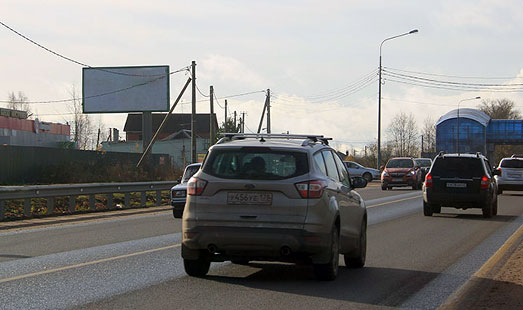 Билборд на Киевском шоссе, 38 км 670 м, cторона Б - из СПб