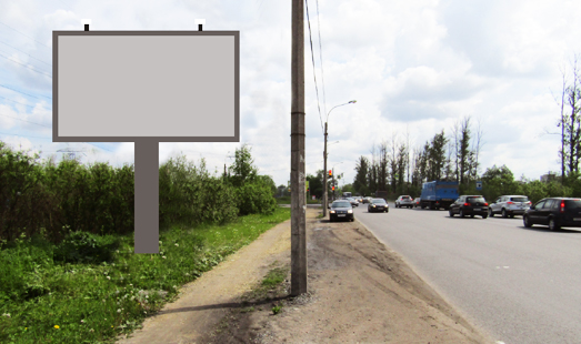 Билборд на Колпинском шоссе; Финляндская ул., д. 30, корп. 2, сторона Б