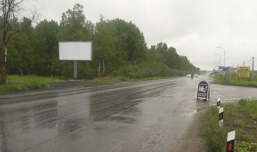 Билборд на Ропшинском шоссе, 8 км 800 м, справа, cторона Б - в СПб