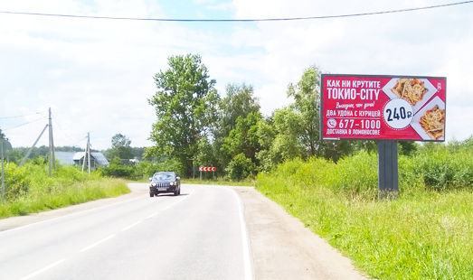 Реклама на билбордах на Стрельнинском шоссе