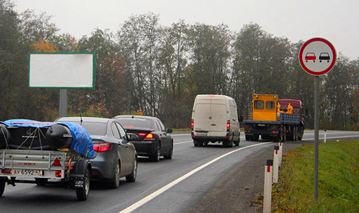 Билборд на Таллинском шоссе, 100 км 590 м, cторона Б - из СПб