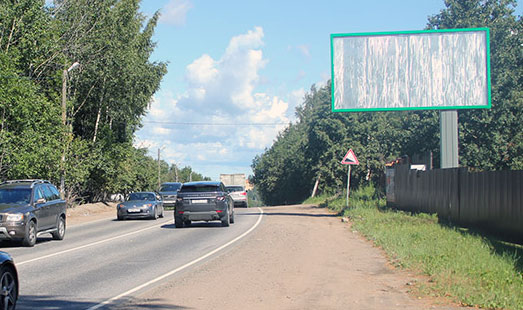 Щит на автодороге Юкки - Кузьмолово, 9 км 140 м, cторона А - в Кузьмолово