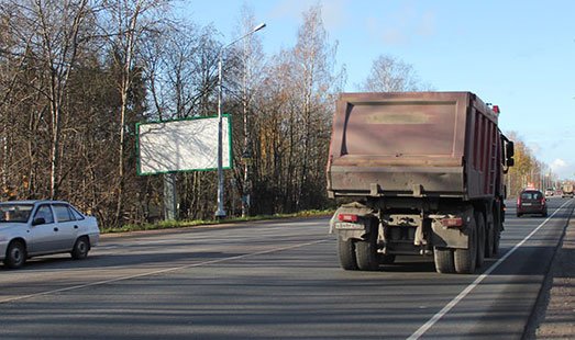 Билборд на Выборгском шоссе, 38 км 050 м, cторона Б - из СПб