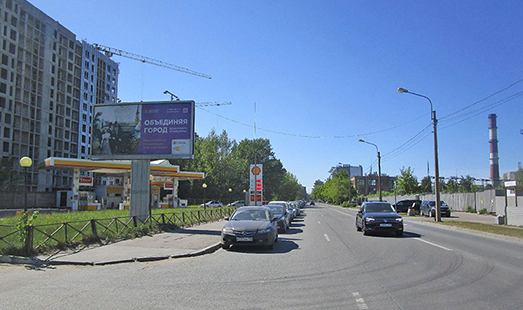Билборд на Белоостровской ул., д. 8; cторона Б