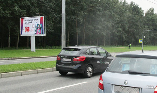 Билборд на Северном пр., д. 32, напротив, парк Сосновка / Тихорецкий пр.; cторона Б