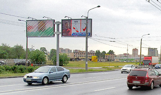 Билборд на Маршала Жукова пр. д. 5, напротив / Кронштадтская ул.; cторона Б
