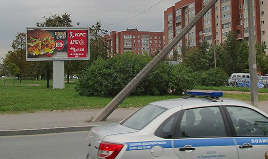 Билборд на Долгоозерной ул., д. 1, напротив / Планерная ул.; cторона Б