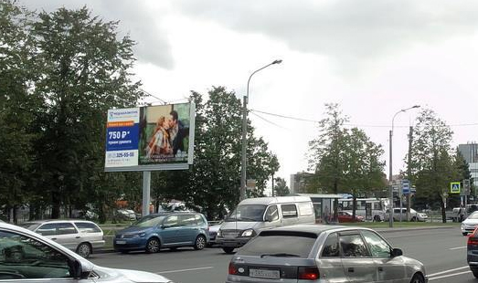 Билборд на пр. Юрия Гагарина, ул. Типанова, д. 21; cторона Б