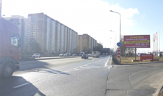 Щит на Красносельском шоссе, напротив д.56к1; cторона А