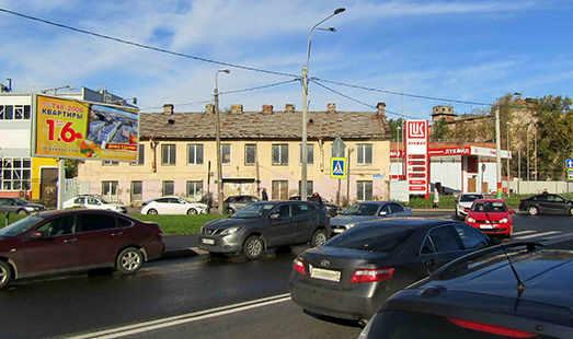 Билборд на проспекте М. Говорова / Метростроевцев улица; cторона Б