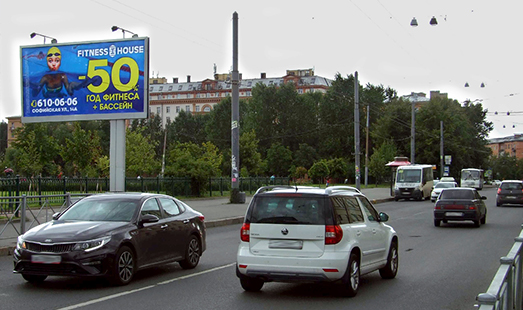 Билборд на ул. Бабушкина/ Полярников улица; cторона Б