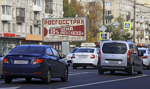 Билборд на Ланском шоссе, 10/ улица Новосибирская; cторона Б