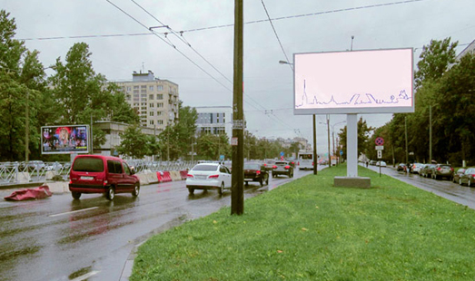 реклама на цифровом билборде на Заневском пр., д. 32