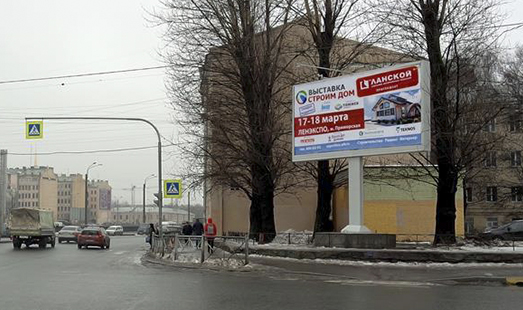 реклама на цифровом билборде на наб. Обводного кан., Боровая ул., д. 42, корп. 2
