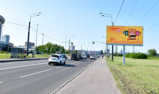Реклама на цифровом билборде на пр. Космонавтов, д. 14; cторона А