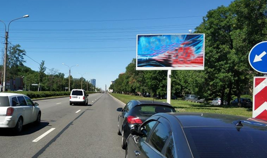 Реклама на цифровом билборде на Московском шоссе, д. 34; cторона А