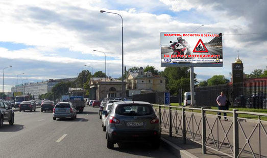 Реклама на цифровом билборде на Свердловской наб., Пискарёвский пр., д. 2, корп. 2; cторона А