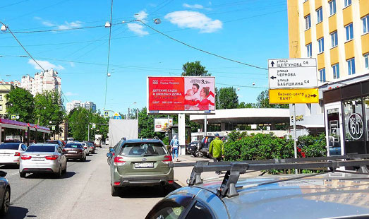 реклама на цифровом билборде на пр. Обуховской Обороны, 231, напротив / ст.м. Пролетарская