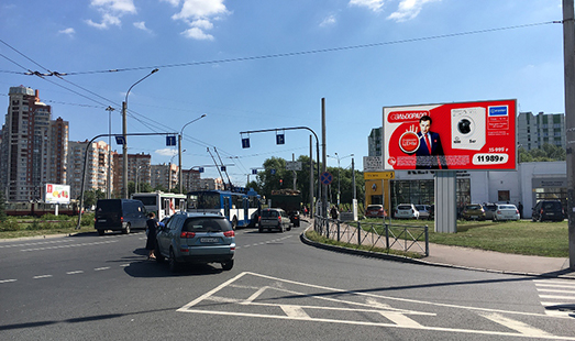 реклама на цифровом билборде на Кронштадтской пл., д. 5