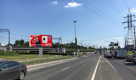 реклама на цифровом билборде на Ново-Рыбинской ул., д. 21