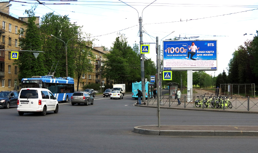 реклама на цифровом билборде на проспекте Металлистов, напротив д. 70; шоссе Революции; cторона А (из центра)