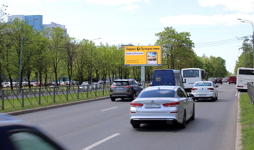Реклама на цифровом билборде на проспекте Непокорённых, д. 50; улица Бутлерова; cторона А1 (к Гражданскому проспекту)
