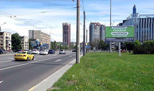Реклама на цифровом билборде в Санкт-Петербурге на Ленинском пр-те / пл. Конституции, 3, напротив; cторона А (к Московскому пр-ту)